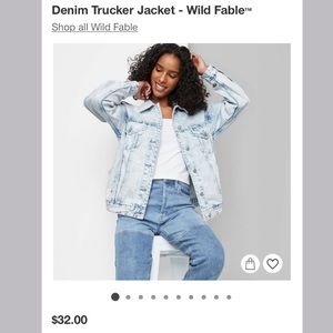 Acid Wash Denim Jacket